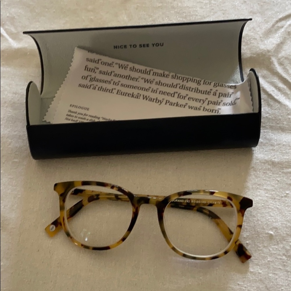 Warby Parker Durand in woodland tortoise